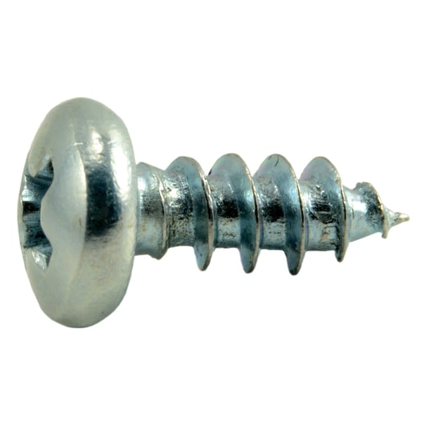 Midwest Fastener Sheet Metal Screw, #8 x 3/8 in, Zinc Plated Steel Pan Head Phillips Drive, 100 PK 03237 - main